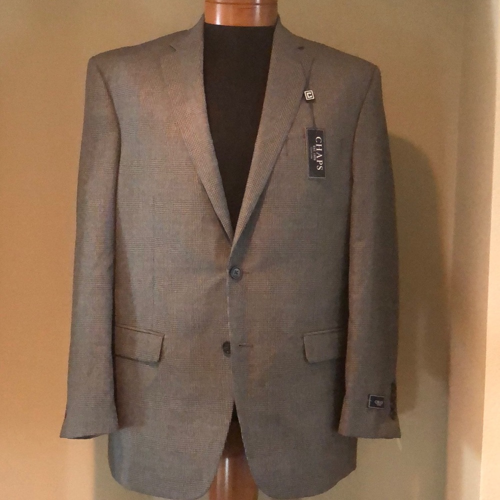 Ralph Lauren Gray Plaid Blazer